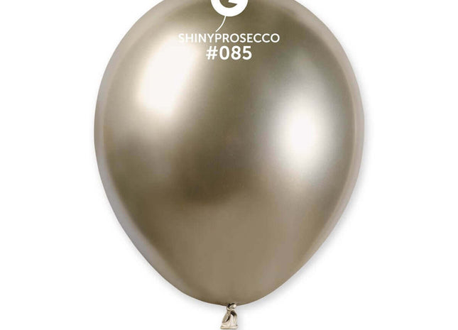 Gemar - 5" Shiny Prosecco Latex Balloons #085 (50pcs) - SKU:58505 - UPC:8021886058505 - Party Expo