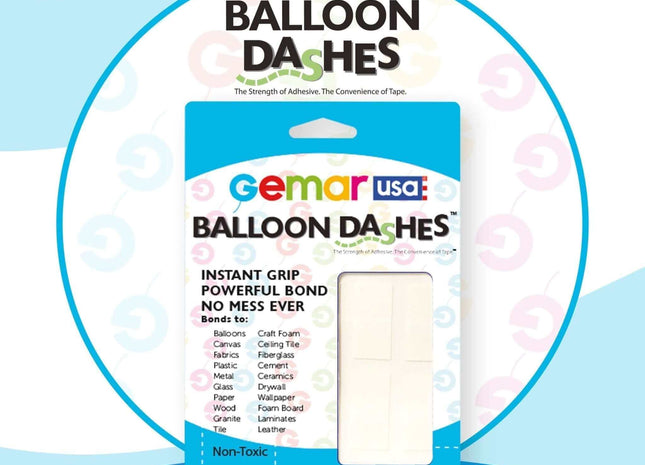 Gemar - Balloon Dashes (160 Dashes) - SKU:026033 - UPC:840178026033 - Party Expo