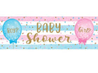 Gender Reveal - Balloon Print Giant Party Banner - SKU:336687 - UPC:039938567712 - Party Expo