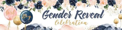 Gender Reveal - Celebration Banner #24 -(4'x1') - Party Expo