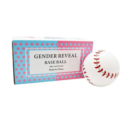 Gender Reveal - Blue Powder-Filled Baseball - SKU:BP-1101 - UPC:099996000552 - Party Expo