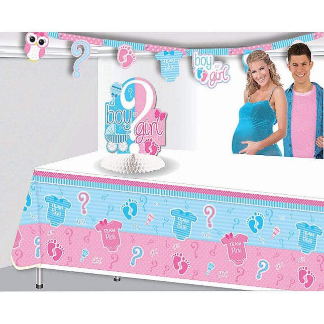 Gender Reveal - Tablecover - SKU:79851 - UPC:721773798511 - Party Expo