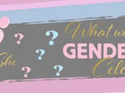Gender Reveal - What Will Baby Be? Banner #22 - (4'x1') - SKU:SB019 - UPC:6240900~17~24677705~0 - Party Expo