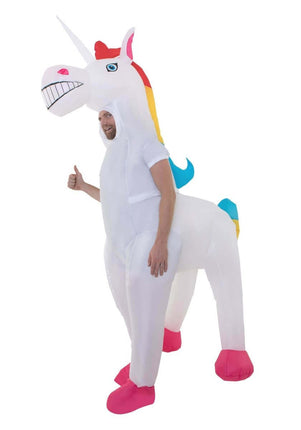 Giant Unicorn Inflatable - Adult - SKU:78-0546 - UPC:887513078319 - Party Expo