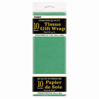 Gift Wrap Tissue Paper - Green - SKU:6287 - UPC:011179062874 - Party Expo