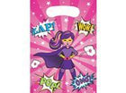 Girl Superhero Loot Bag - SKU:332399 - UPC:039938511050 - Party Expo