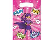 Girl Superhero Loot Bag - SKU:332399 - UPC:039938511050 - Party Expo