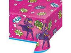 Girl Superhero Plastic Table Cover - SKU:332396 - UPC:039938511029 - Party Expo