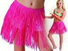 Girls Luau Tropical Paper Raffia Hula Skirt - Pink - SKU:251894 - UPC:753182518947 - Party Expo