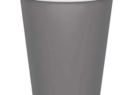 Glamour Gray 9oz. Cup - SKU:339647 - UPC:039938615604 - Party Expo
