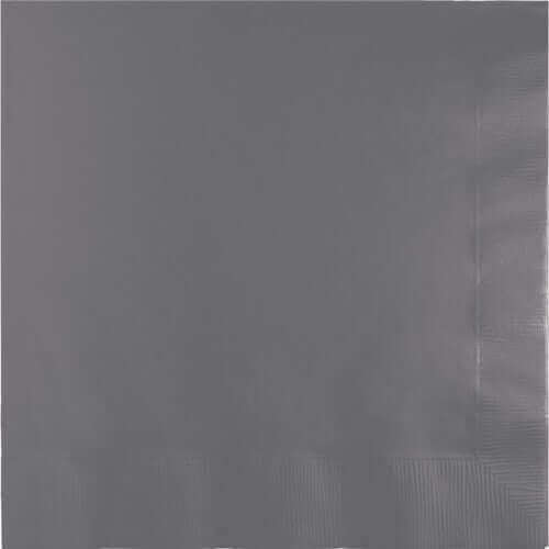 Glamour Gray Lunch Napkins - SKU:339638 - UPC:039938615512 - Party Expo