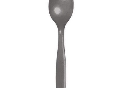 Glamour Gray Spoons - SKU:339635 - UPC:039938615482 - Party Expo