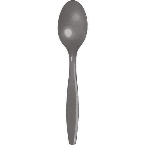 Glamour Gray Spoons - SKU:339635 - UPC:039938615482 - Party Expo