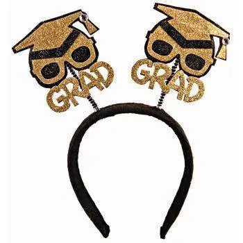 Glitter Grad Hat Bopper Headband - Party Expo
