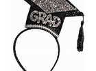 Glitter Grad Hat Headband - SKU:80325 - UPC:721773803253 - Party Expo