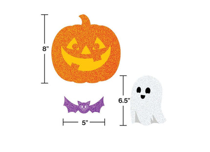 Glitter Halloween Cutouts - SKU:331302 - UPC:039938497507 - Party Expo