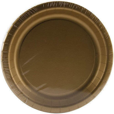 Glittering Gold 7" Plate - SKU:79103B - UPC:039938170684 - Party Expo