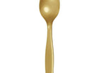 Glittering Gold Plastic Spoons - SKU:010589- - UPC:073525183022 - Party Expo
