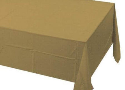 Glittering Gold Tis-Ply Tablecover 54*108 - SKU:710203B - UPC:073525819358 - Party Expo