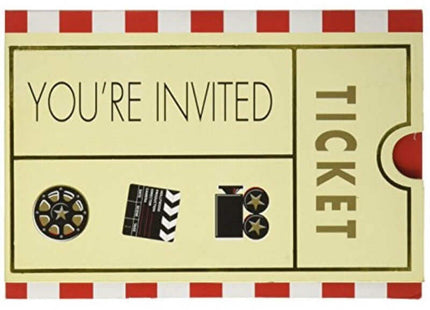 Glitz & Glam Invitations - SKU:499122 - UPC:048419515128 - Party Expo