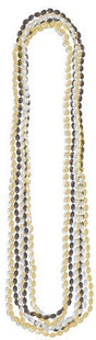 Glitz & Glam Metallic Bead Necklaces (8ct) - SKU:395440 - UPC:048419942603 - Party Expo
