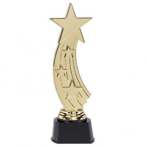 Glitz & Glam Shooting Star Award Trophy - SKU:342331 - UPC:048419643739 - Party Expo