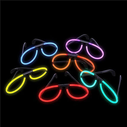 Glow Eye Glasses - Pink - SKU:GN-GLA12P - UPC:097138806963 - Party Expo