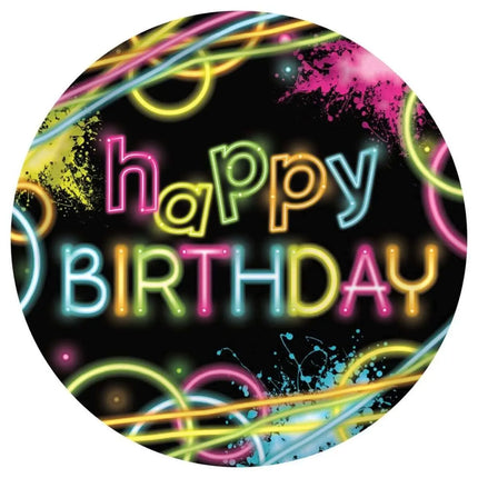 Glow Party - 9" Dinner Plates Party Expo  