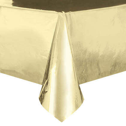 Gold Foil Tabelcover - SKU:50411 - UPC:011179504114 - Party Expo