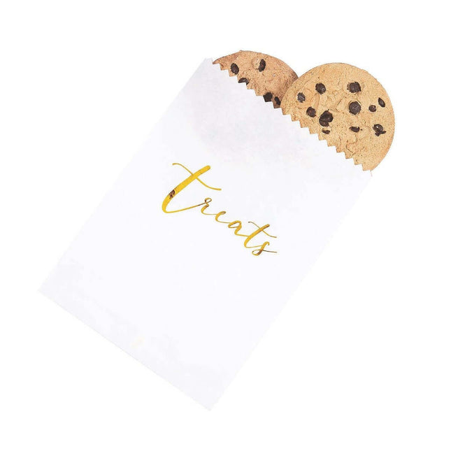 Gold Foil Treat Bags - SKU:3L-13941531 - UPC:192073827476 - Party Expo