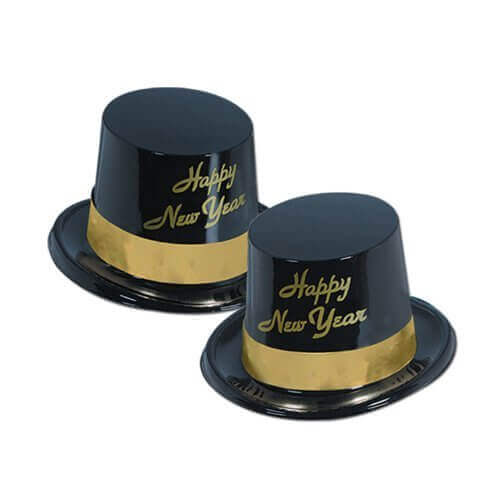 Gold Legacy Topper Hat - SKU:88630-25BK - UPC:034689145066 - Party Expo