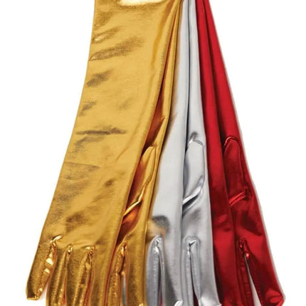 Gold Metallic Gloves - Party Expo