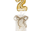 Gold Number '2' Self-Inflating Balloon Cake Topper - SKU:331858- - UPC:039938504410 - Party Expo