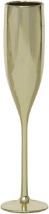 Gold Plastic Champagne Flute Favors (2ct) - SKU:62155 - UPC:011179621552 - Party Expo