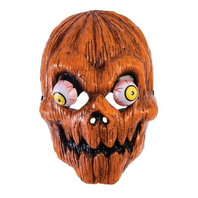 Google Eye Pumpkin Mask - SKU:81160 - UPC:721773811609 - Party Expo