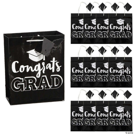 Grad Gift Bags (1 count) - SKU:3L-13935864 - UPC:192073825991 - Party Expo