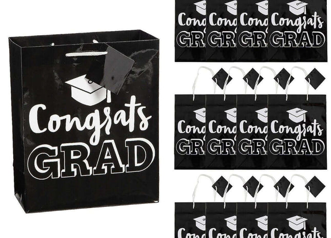 Grad Gift Bags (1 count) - SKU:3L-13935864 - UPC:192073825991 - Party Expo