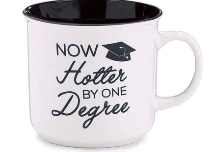 "Now Hotter By One Degree" Graduation Mug - SKU:9743546 - UPC:098111416537 - Party Expo