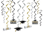 Graduation Whirls - SKU:52118 - UPC:034689078661 - Party Expo