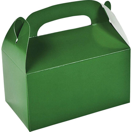 Green Treat Boxes ( 6 count) - SKU:33598 - UPC:886102080863 - Party Expo