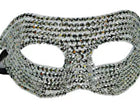 Half Mask Rhinestone - SKU:M0393S - UPC:831687051050 - Party Expo