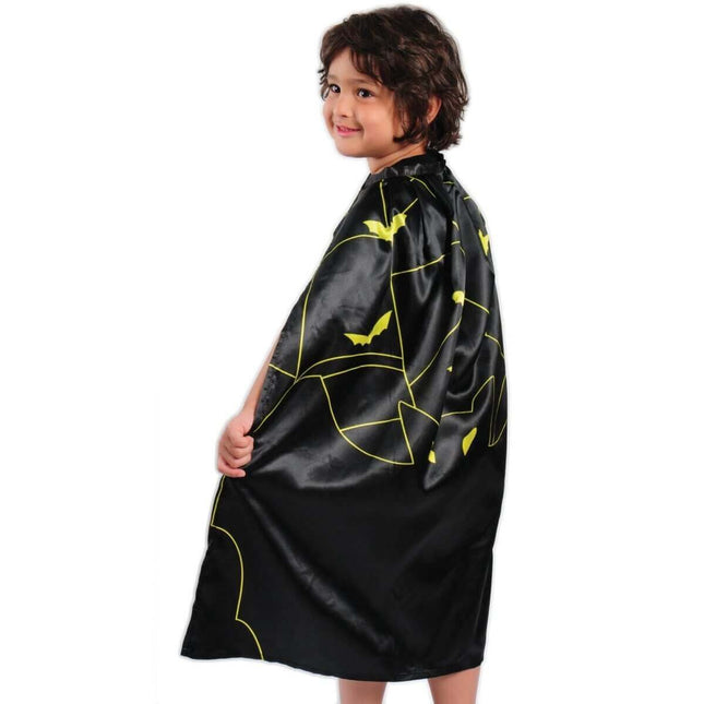 Halloween Bat Dress-up Costume Cape - Black - SKU:CM59 - UPC:049392292426 - Party Expo