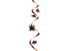 Halloween Foil Spiders and Bats Dizzy Danglers - SKU:324756 - UPC:039938418663 - Party Expo