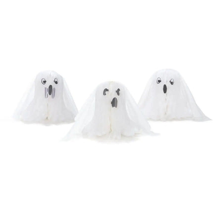Halloween Ghost Shaped Paper Honeycomb Decorations - Party Expo