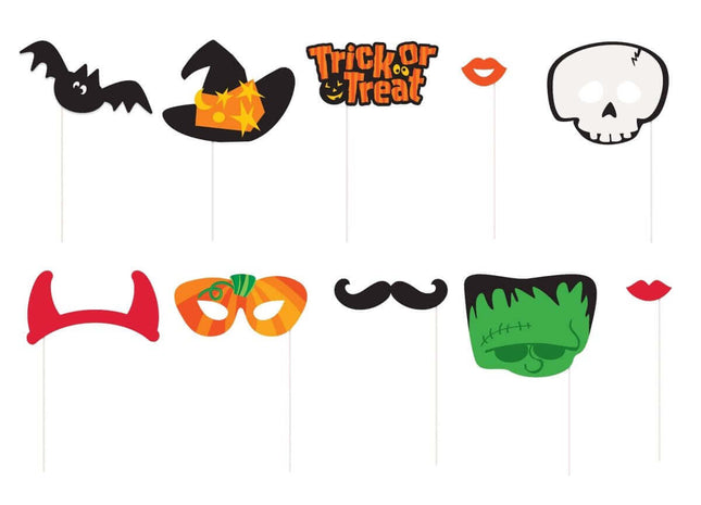 Halloween Photo Booth Props - SKU:63468 - UPC:011179634682 - Party Expo