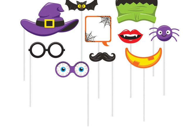 Halloween Photo Booth Props - SKU:331298 - UPC:039938497460 - Party Expo