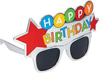 Happy Birthday Star Plastic Glasses - SKU:359151 - UPC:039938895549 - Party Expo