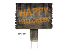 Happy Halloween Faux Wood Yard Sign - 22