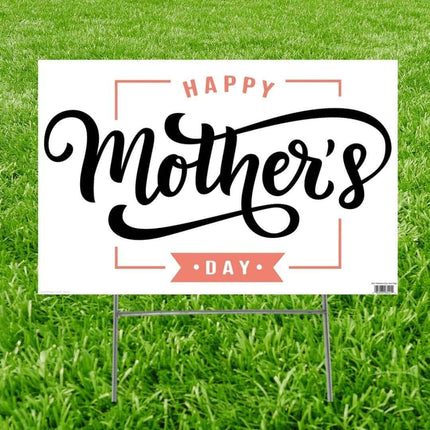 Happy Mother's Day Yard Sign - Party Expo