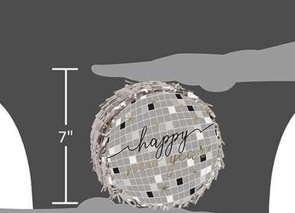 Happy New Year Disco Ball Mini Piñata - SKU:48006 - UPC:011179480067 - Party Expo